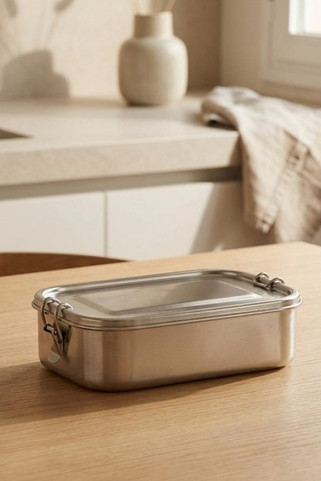 Seasons 113339 - Titan recycled stainless steel lunch box