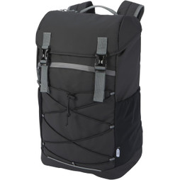 EgotierPro 130044 - Aqua 15,6" GRS genvundet  vandafvisende laptoprygsæk 23 L