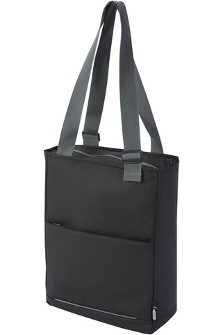 Aqua 14" GRS recycled water resistant laptop tote bag 14L - EgotierPro 130038