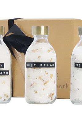 WELLmark 126306 - Wellmark Just Relax 3-piece 200 ml bath salt gift set