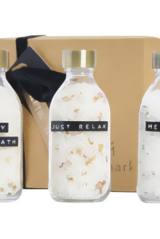 WELLmark 126306 - Zestaw Relaksacyjny Soli do Kąpieli 3x200 ml