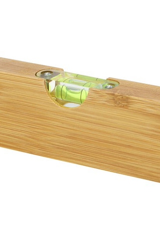 STAC 104577 - Flush bamboo spirit level with bottle opener