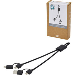 Tekiō® 124345 - Cavo Ricarica Rapida 6-in-1 in Alluminio Riciclato