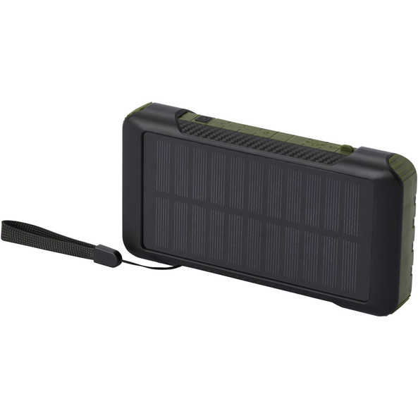 EgotierPro 124346 - EcoCharge 10,000mAh Solar Dynamo Power Bank