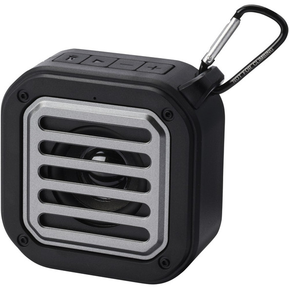 EgotierPro 124347 - Enceinte Solaire Bluetooth Écologique avec Mousqueton