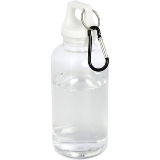 Eco-Friendly 400ml Recycled Plastic Water Bottle with Carabiner - EgotierPro 100778