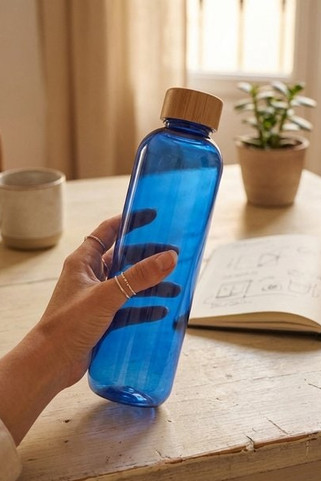 Ziggs 1000 ml recycled plastic water bottle - EgotierPro 100779