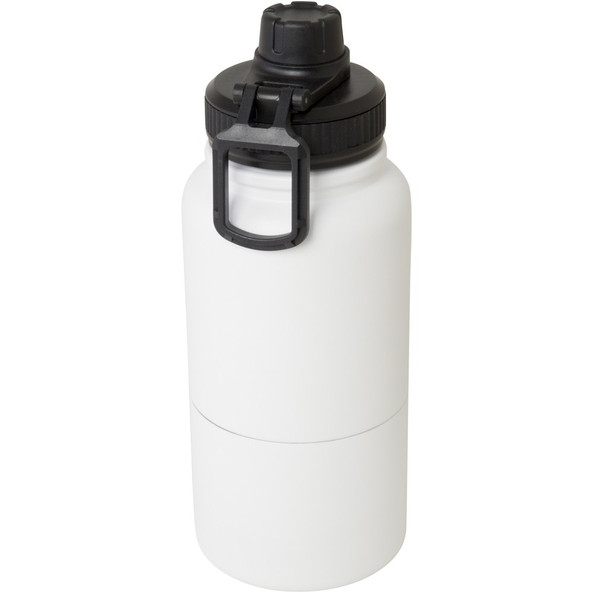 EgotierPro 100787 - Dupeca 840 ml Eco-Friendly Insulated Sport Bottle with Storage