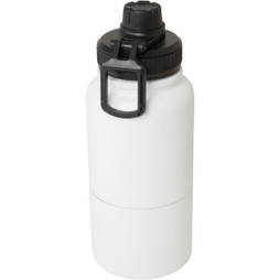 EgotierPro 100787 - Dupeca 840 ml Eco-Friendly Insulated Sport Bottle with Storage