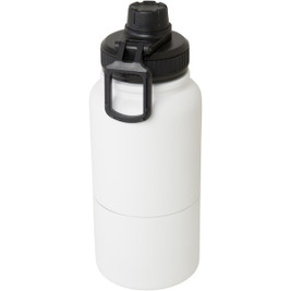 EgotierPro 100787 - Dupeca Edelstahl Thermosflasche mit Stauraum 840 ml
