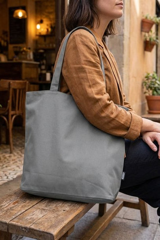 Panama GRS recycled zippered tote bag 20L - EgotierPro 130052