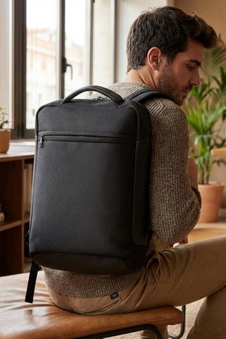 Sac à Dos Compact Pro 15.6" en Matériaux Recyclés - EgotierPro 130055