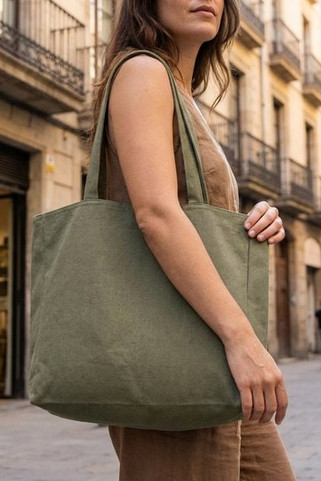 Weekender 500 g/m² Aware™ recycled tote bag - EgotierPro 120712