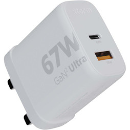 Xtorm 124407 - Xtorm XEC067G GaN² Ultra wandoplader 67 W met UK stekker