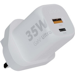 Xtorm 124408 - Xtorm XEC035 GaN² Ultra wandoplader 35 W met UK stekker