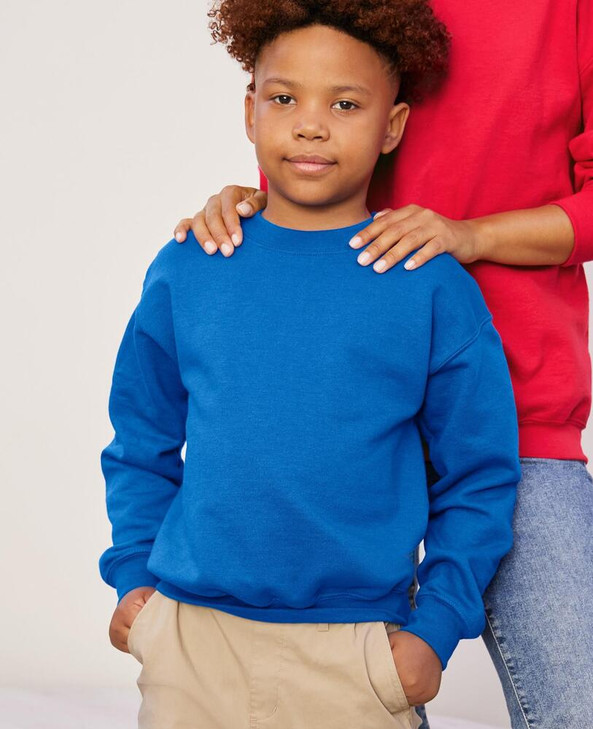 Gildan G18000B - Gildan Kids Long Sleeve Cotton-Poly Sweatshirt