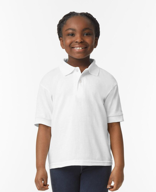 Gildan G8800B - Gildan Youth DryBlend Polo - Red, Regular Fit