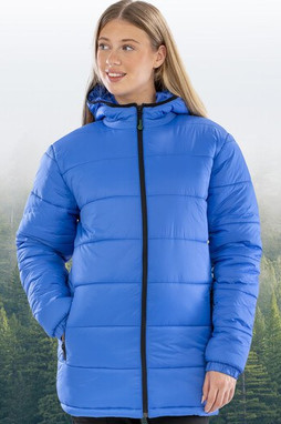 RESULT RS910X - RECYCLED HOODED PADDED PARKA