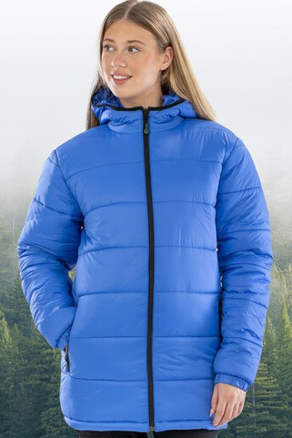 RESULT RS910X - RECYCLED HOODED PADDED PARKA