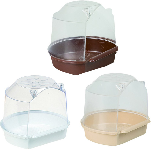 Flamingo f-100176 - Maison de Bain pour Petits Oiseaux avec Ouverture Plate