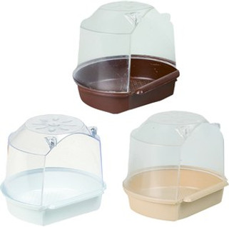 Flamingo f-100176 - Plumage-Friendly Birdhouse Bath with Cage Door Mount