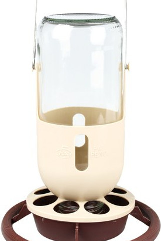 Flamingo f-100774 - Distributeur dEau et Nourriture pour Oiseaux avec Support