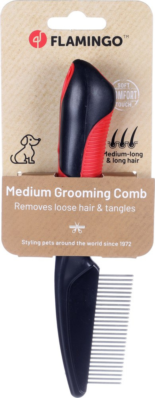 Flamingo f-1030222 - Peigne Moyen Premium Care