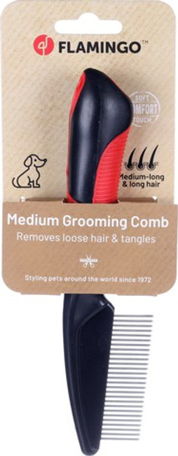 Flamingo f-1030222 - Peigne Moyen Premium Care