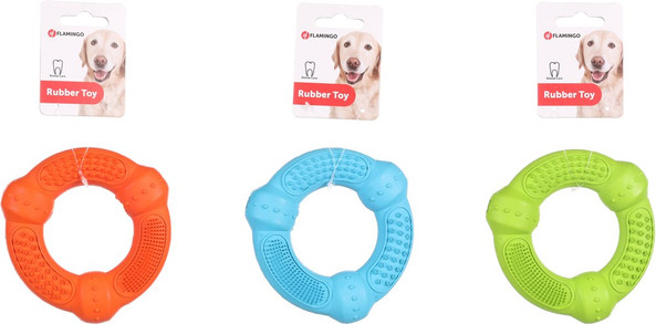 Flamingo f-1030454 - Anneau Dentaire Jouet pour Chiens Flamingo