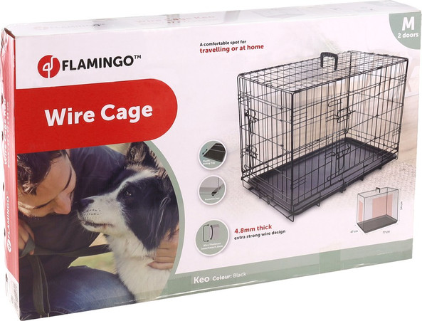Flamingo f-1030491 - Caisse de Transport Pliable pour Chiens Keo