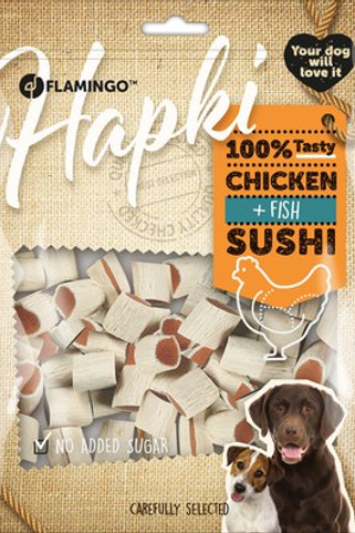 Flamingo f-1030699 - Friandises Rouleaux de sushi avec poulet & Poisson