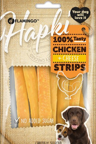 Flamingo f-1030696 - Friandises Lanières avec poulet & Fromage