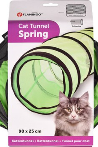 Flamingo f-1030810 - Tunnel de Jeu et Repos pour Lapins Fluo