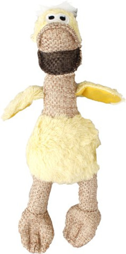 Flamingo f-1030688 - Interactive Plush Duck Dog Toy with Whistle
