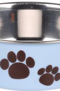 Flamingo f-1030933 - Gamelle pour la nourriture et leau Rond clair & Argent