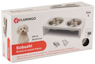 Flamingo f-1031108 - Ensemble Gamelle Duo pour Chiens et Chats