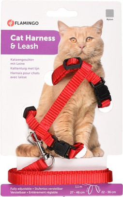 Flamingo f-1031362 - Harnais avec laisse Chaton