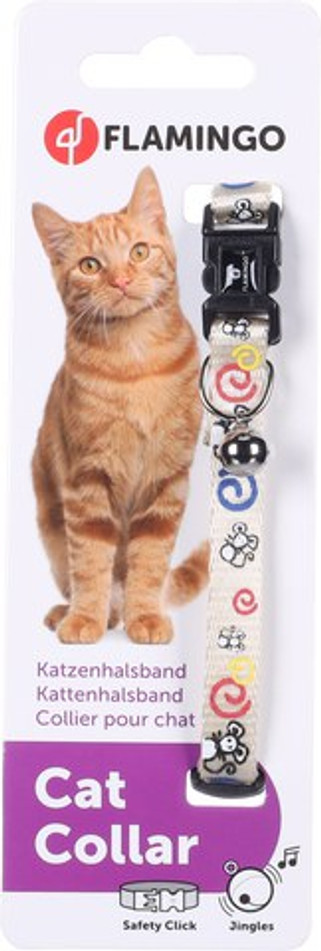 Flamingo f-1031354 - Souris Safety Cat Collar with Bell Alert