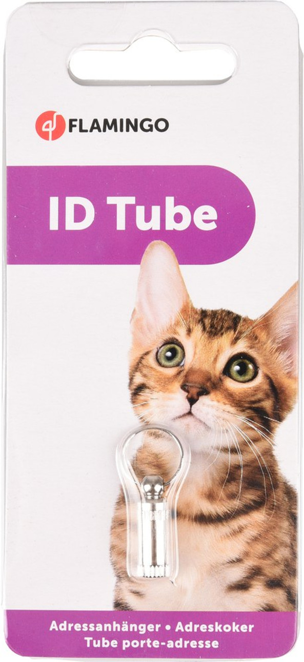 Flamingo f-1032962 - Cat Collar Address Tag for Safe Returns
