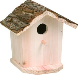 Flamingo f-108428 - Nichoir Punto Oiseaux vivant à lextérieur - Bois