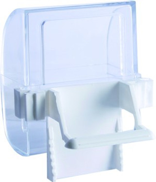 Flamingo f-107686 - Auget à graines et à eau avec marche Transparent &