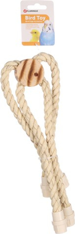 Flamingo f-110091 - Jouet pour perruches CordonBrun clair