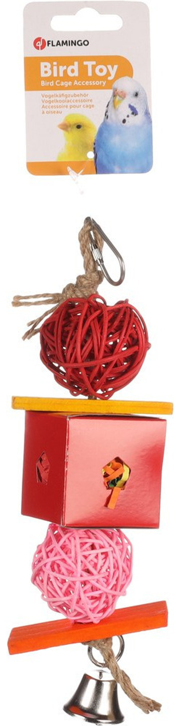 Flamingo f-110082 - Jouet pour perruches Jouet suspendu