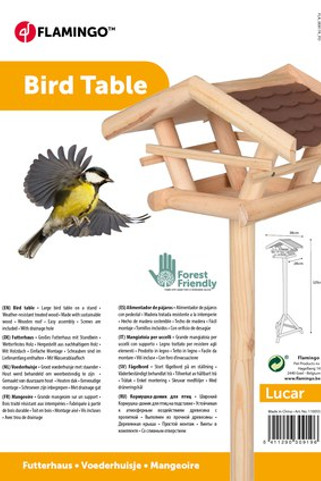 Flamingo f-110055 - Mangeoire avec support - Bois