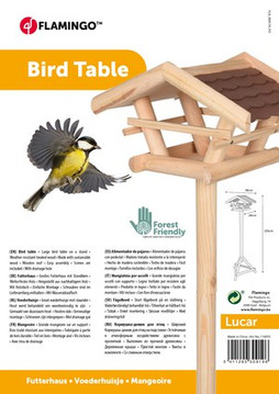 Flamingo f-110055 - Mangeoire avec support - Bois