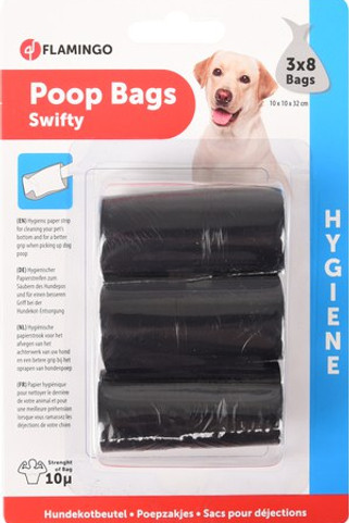 Flamingo f-15606 - Swiftys Hygienic Dog Walk Poop Bags