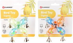 Flamingo f-110221 - Colorful Bird Cage Toy with Bells