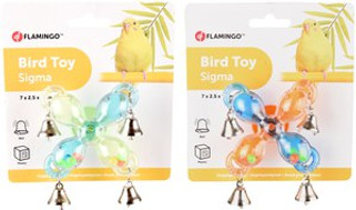 Flamingo f-110221 - Colorful Bird Cage Toy with Bells