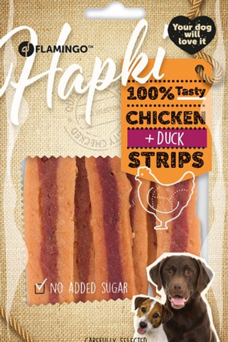 Flamingo f-2010055 - Friandises Lanières avec poulet & avec canard