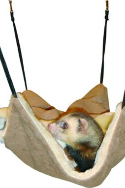 Flamingo f-208205 - Hamac Douillet pour Furet en Suédine